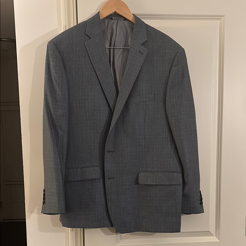 Ralph Lauren Gray Sport Coat With Notched Lapels